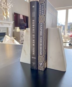 Inspire Me! Home Decor Marble Bookends
