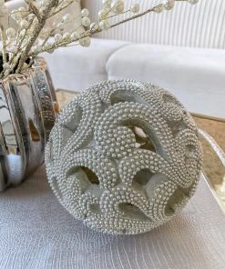 Inspire Me! Home Decor Champagne Detailed Orb 7 Inspire Me! Home Decor Champagne Detailed Orb