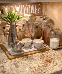 Inspire Me! Home Decor Mosaic Tea Spoons (2 Colors) Gold