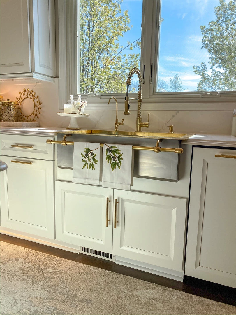 Inspire Me! Home Decor Olive Branch Kitchen Towels (Set Of 2) 3 Inspire Me! Home Decor Olive Branch Kitchen Towels (Set Of 2)