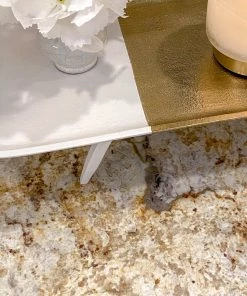 Inspire Me! Home Decor Gold And White Stand