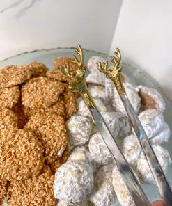 Inspire Me! Home Decor KITCHEN Reindeer Snack Tongs