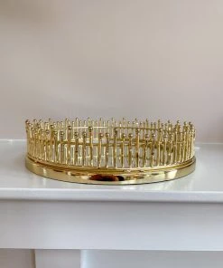 Inspire Me! Home Decor Round Mirror Tray (2 Sizes) (2 Colors) 9 Inspire Me! Home Decor Round Mirror Tray (2 Sizes) (2 Colors)