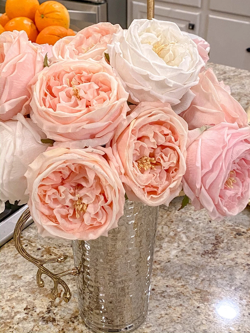 Inspire Me! Home Decor Real Touch Austin Rose (4 Colors) Floral Stems 10 Inspire Me! Home Decor Real Touch Austin Rose (4 Colors) Floral Stems