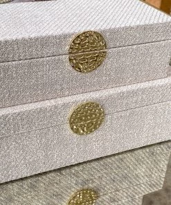 Inspire Me! Home Decor Medallion Boxes (Set Of 2)