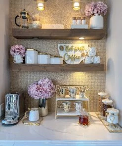 Inspire Me! Home Decor White And Gold Ceramic Jars With Lids (3 Sizes)