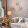 Inspire Me! Home Decor Gold Asymmetrical Circle Mirrors (Set Of 3 - 3 Different Sizes)
