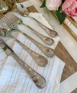 Inspire Me! Home Decor Silver Butterfly 20pc Flatware Set