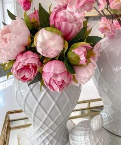 Inspire Me! Home Decor Real Touch Light Color Peony Bundles (3 Colors)
