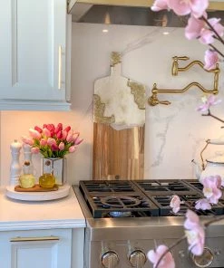 Inspire Me! Home Decor Real Touch Tulip Bouquet (8 Colors)