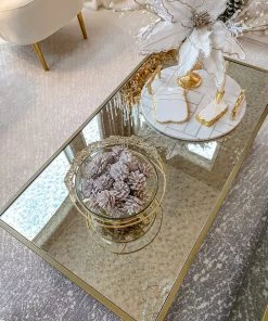 Inspire Me! Home Decor Jeweled Edge Bowl With Glass Insert (2 Colors)