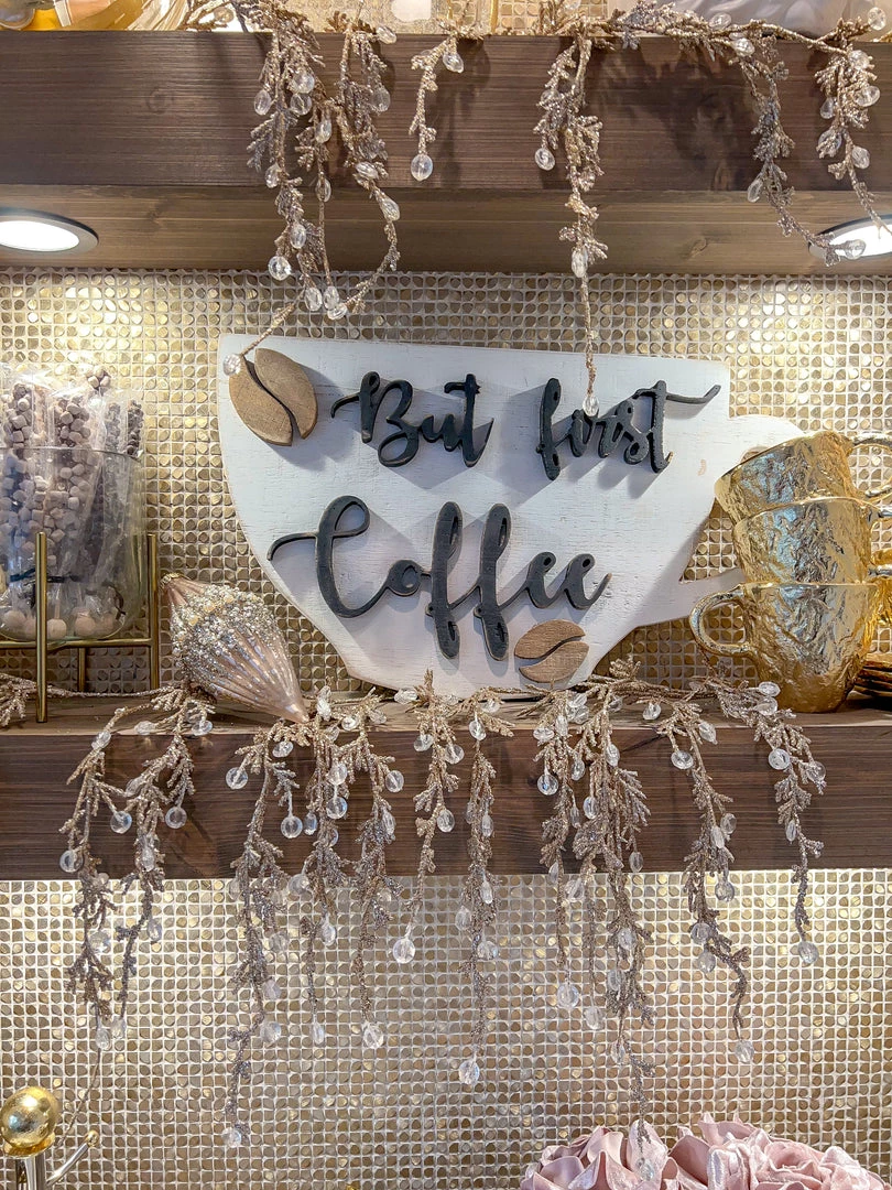 Inspire Me! Home Decor Crystal Cascading Garland Floral Stems 3 Inspire Me! Home Decor Crystal Cascading Garland Floral Stems