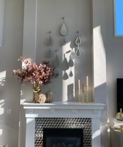 Inspire Me! Home Decor WALL ART & MIRRORS Teardrop Mirrors (Set Of 5) (2 Colors)