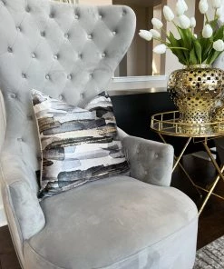 Cloud9d PILLOWS, RUGS, & THROWS Elise Black Gold Pillow - 20" X 20" 10 Cloud9d PILLOWS, RUGS, & THROWS Elise Black Gold Pillow - 20