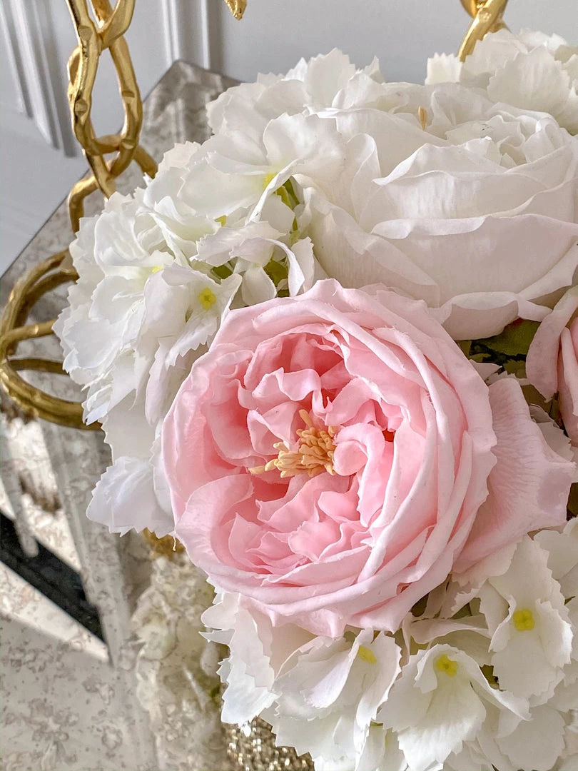 Inspire Me! Home Decor Real Touch Austin Rose (4 Colors) Floral Stems 22 Inspire Me! Home Decor Real Touch Austin Rose (4 Colors) Floral Stems