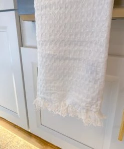 Inspire Me! Home Decor White Dishtowel W/ Fringe 9 Inspire Me! Home Decor White Dishtowel W/ Fringe