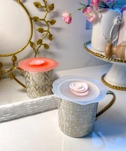 Inspire Me! Home Decor KITCHEN Silicone Rose Mug Lids (Set Of 2) 8 Inspire Me! Home Decor KITCHEN Silicone Rose Mug Lids (Set Of 2)