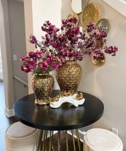 Inspire Me! Home Decor Dark Purple Blossom Stem