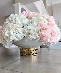 Inspire Me! Home Decor Floral Stems Real-Touch Hydrangea Stem (4 Colors)