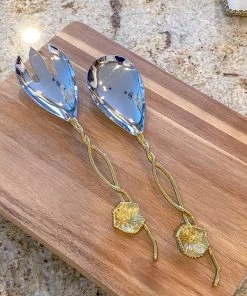 Inspire Me! Home Decor KITCHEN Floral Stem Servers