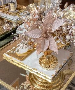 Inspire Me! Home Decor Marble Tray With Metallic Edge (2 Colors)