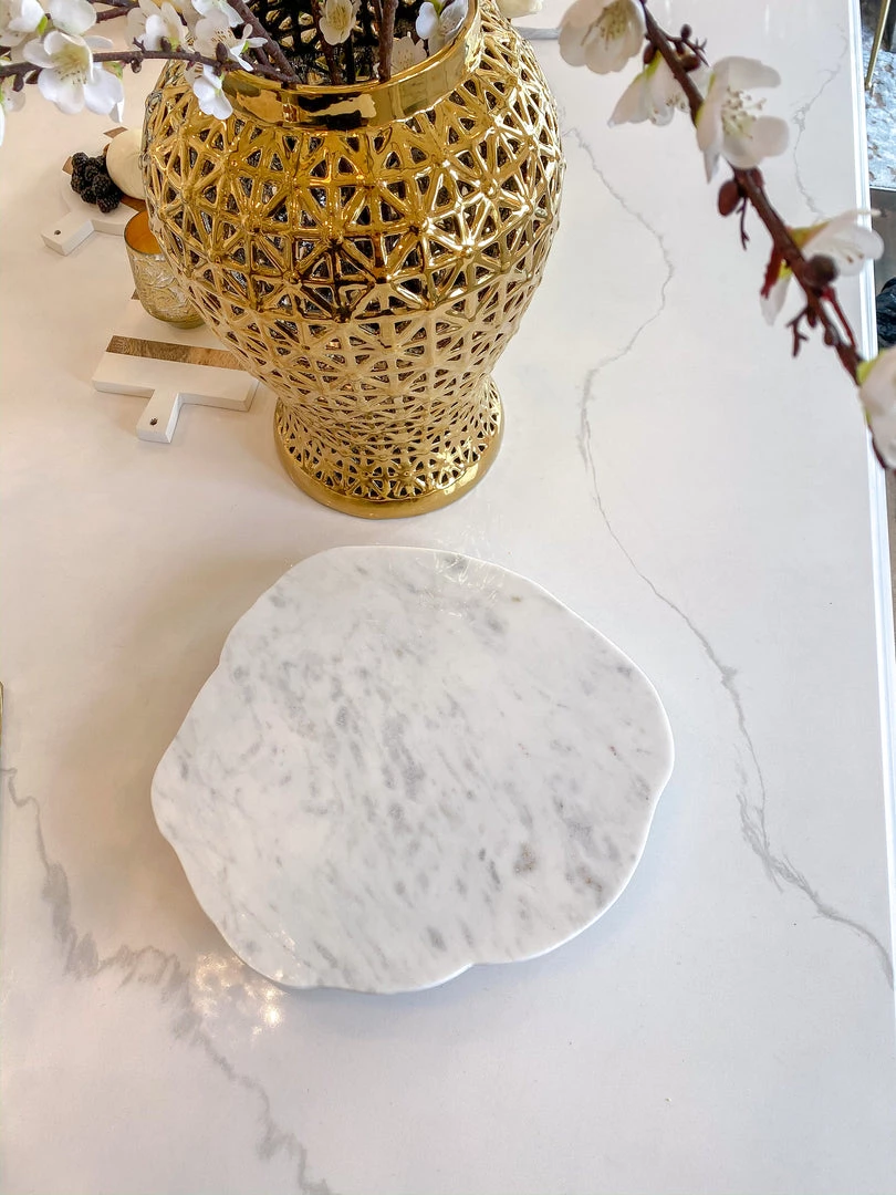 Inspire Me! Home Decor KITCHEN Organic Shape Marble Lazy Susan 4 Inspire Me! Home Decor KITCHEN Organic Shape Marble Lazy Susan