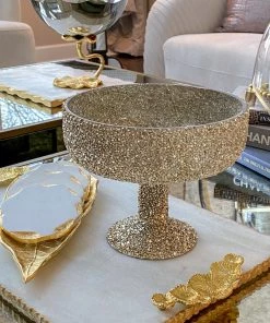 Inspire Me! Home Decor Large Jeweled Glass Decorative Bowl 16 Inspire Me! Home Decor Large Jeweled Glass Decorative Bowl