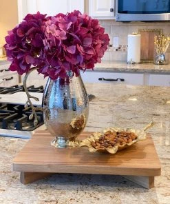 Inspire Me! Home Decor Gold Metal Natural Leaf Dish