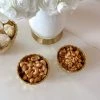 Inspire Me! Home Decor Set Of 2 Gold Hammered Snack Bowls