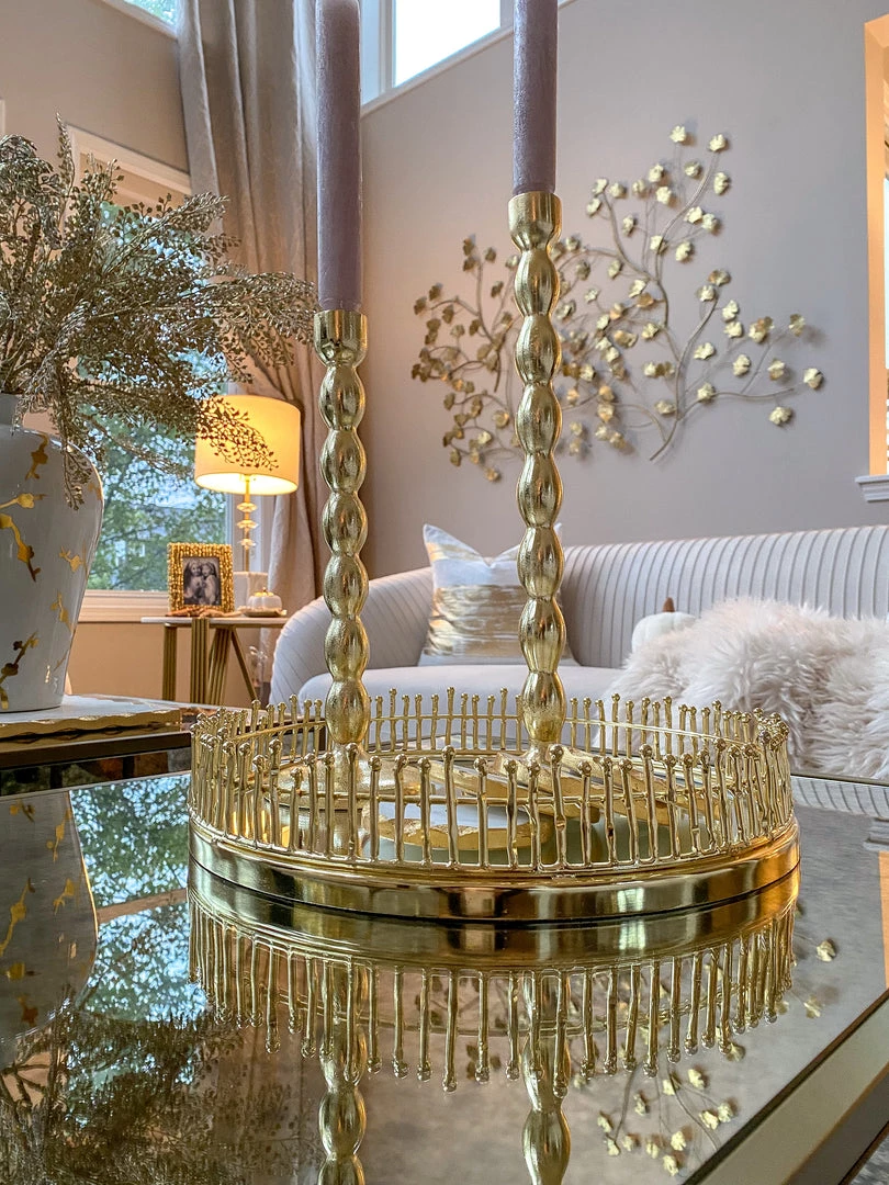 Inspire Me! Home Decor Round Mirror Tray (2 Sizes) (2 Colors) 7 Inspire Me! Home Decor Round Mirror Tray (2 Sizes) (2 Colors)