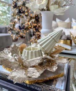 Inspire Me! Home Decor Gilded Tree Candle