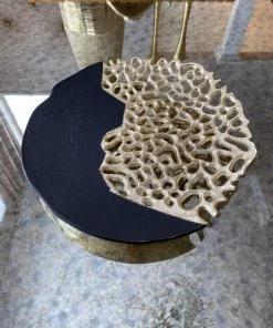 Inspire Me! Home Decor Black And Gold Decorative Plate