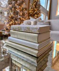 Inspire Me! Home Decor Decorative Coffee Table Books (4 Styles)