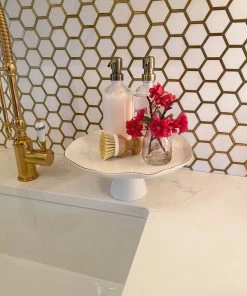 Inspire Me! Home Decor Small Cherry Blossom In Glass Jar (3 Colors) 10 Inspire Me! Home Decor Small Cherry Blossom In Glass Jar (3 Colors)