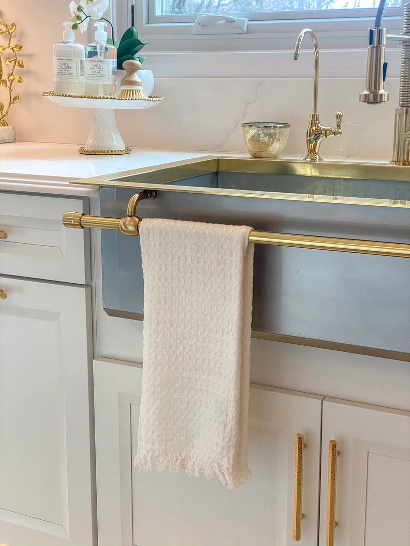 Inspire Me! Home Decor White Dishtowel W/ Fringe 4 Inspire Me! Home Decor White Dishtowel W/ Fringe