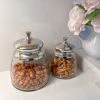 Inspire Me! Home Decor Silver Jar With Lid (2 Sizes)