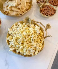 Inspire Me! Home Decor Metal Floral Bowl (2 Colors)