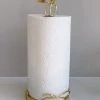 Inspire Me! Home Decor Gold Leaf Detailed Paper Towel Holder