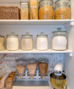 Inspire Me! Home Decor KITCHEN Glass Jar With Airtight Lid (3 Sizes)