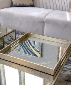 Inspire Me! Home Decor Oversized Mirror Tray