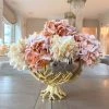 Inspire Me! Home Decor 27" Pink Snow Sprinkle Hydrangea Stem