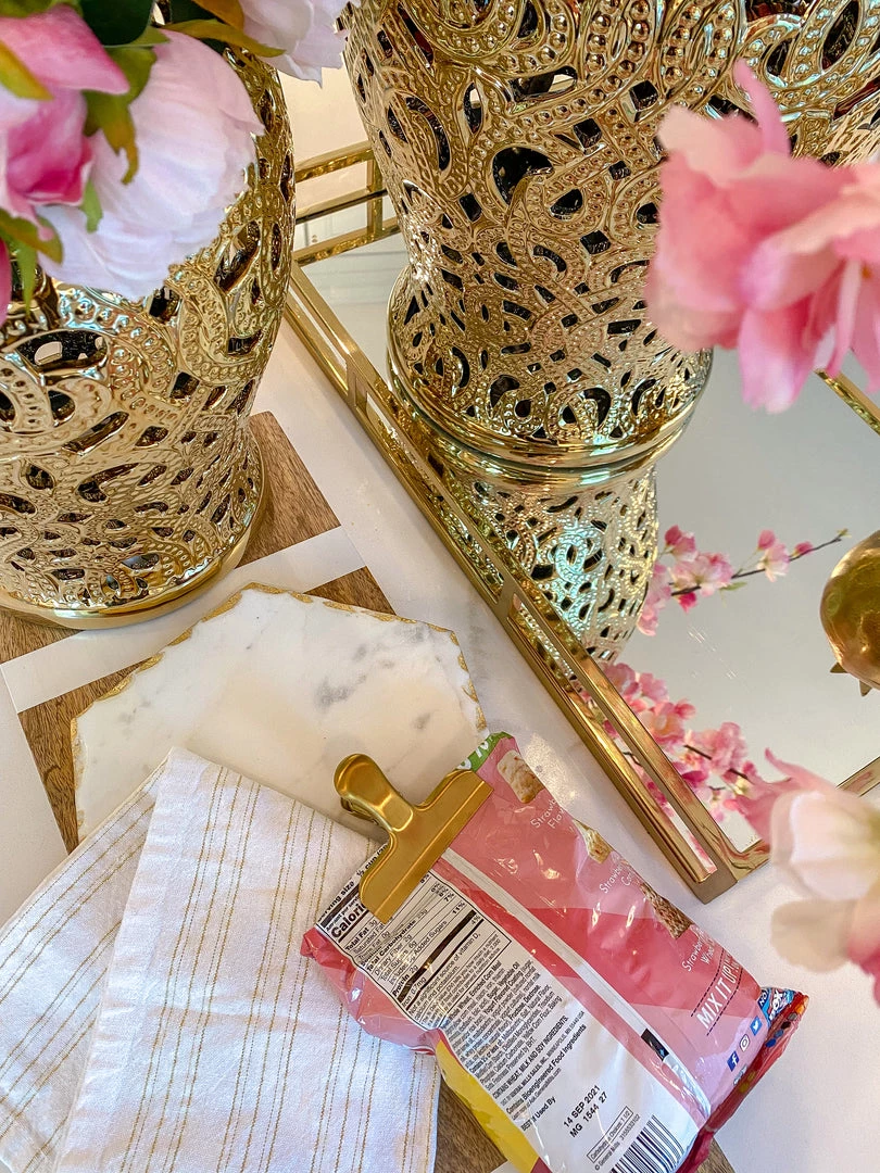 Inspire Me! Home Decor Gold Snack Clip 3 Inspire Me! Home Decor Gold Snack Clip