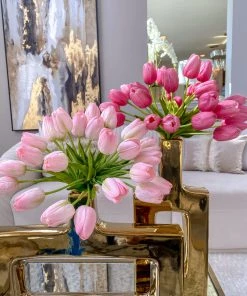 Inspire Me! Home Decor Real-Touch Tulip Bundle (3 Colors)