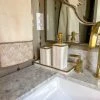 Inspire Me! Home Decor White & Gold Beaded Vanity Collection (3 Items) Each Sold Individually