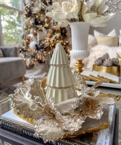 Inspire Me! Home Decor Gilded Tree Candle