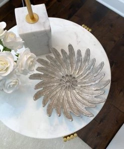 Inspire Me! Home Decor Silver Feather Bowl