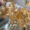 Inspire Me! Home Decor 13" Metallic Gold Ruffled Leaf Stem