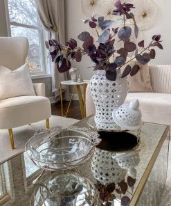 Inspire Me! Home Decor Jeweled Edge Bowl With Glass Insert (2 Colors)