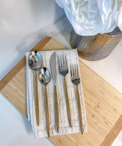 Inspire Me! Home Decor KITCHEN Two-Tone Flatware Set