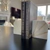 Inspire Me! Home Decor Marble Geometric Bookends